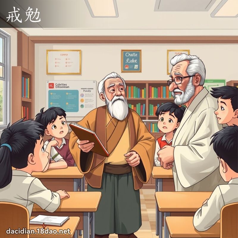 戒勉 - 国语大辞典配图