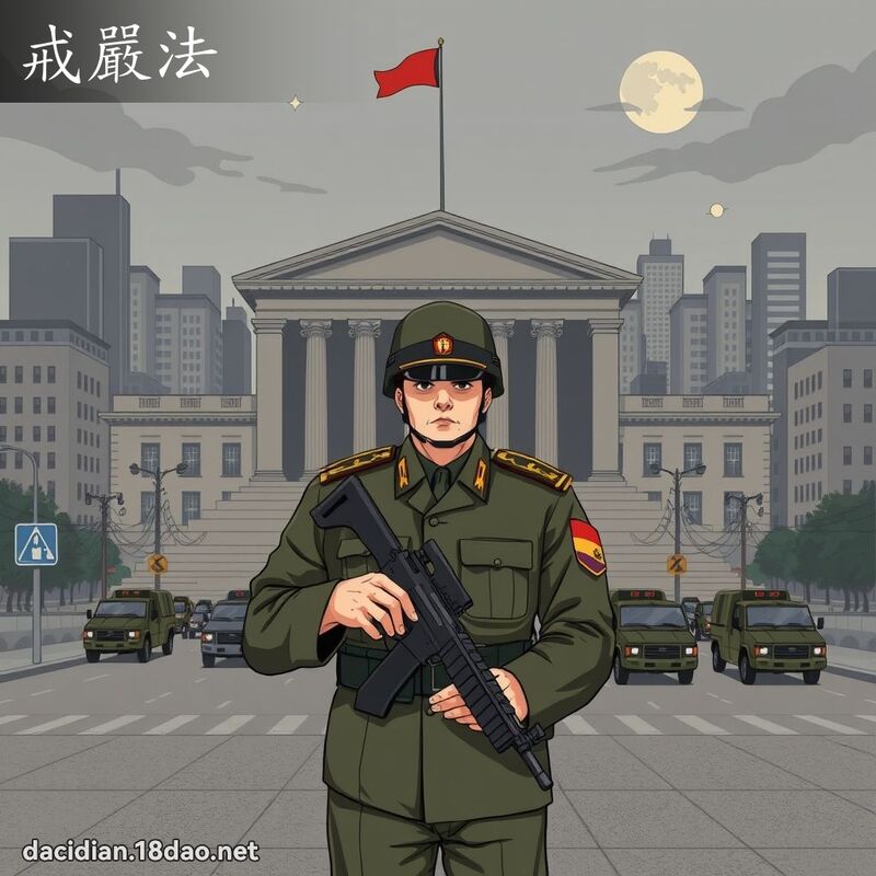 戒严法 - 国语大辞典配图