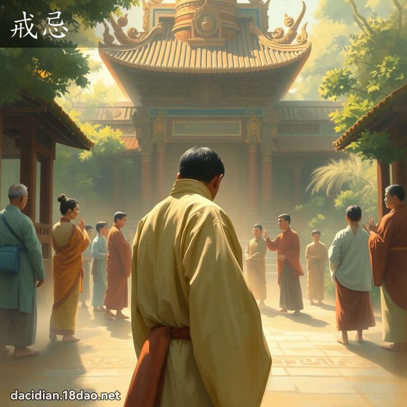 戒忌 - 国语大辞典配图