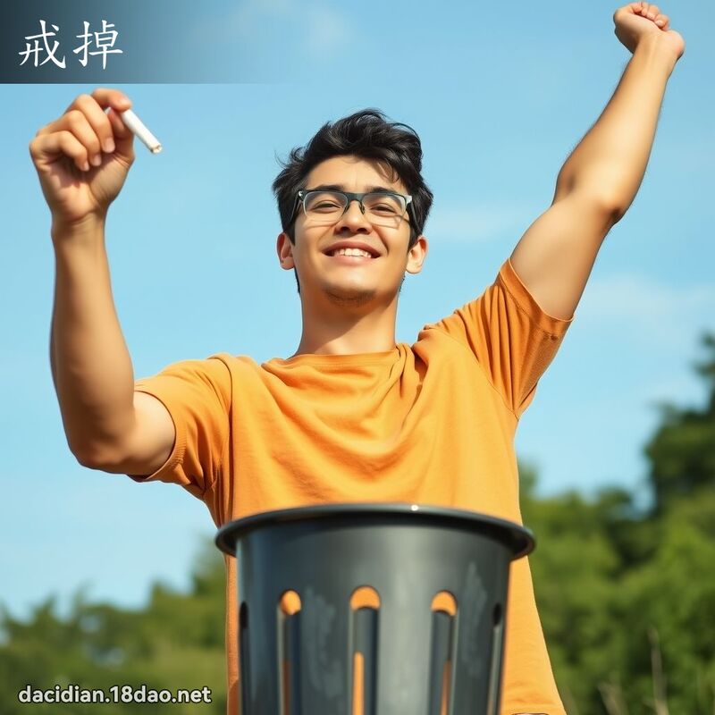 戒掉 - 国语大辞典配图