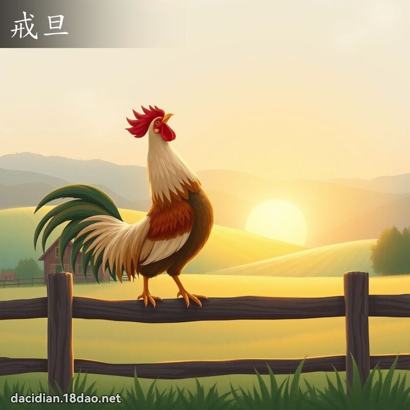 戒旦 - 国语大辞典配图