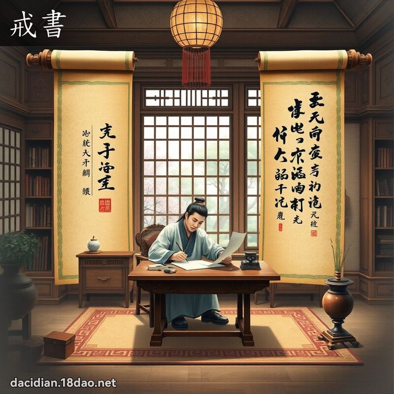 戒书 - 国语大辞典配图