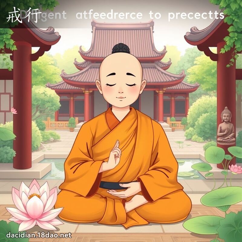 戒行 - 國語大辭典配圖