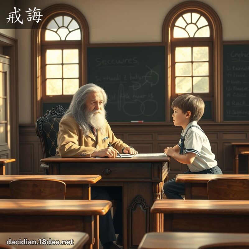 戒誨 - 國語大辭典配圖