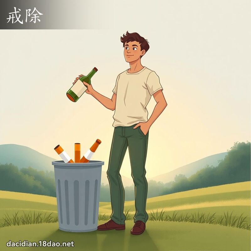 戒除 - 国语大辞典配图