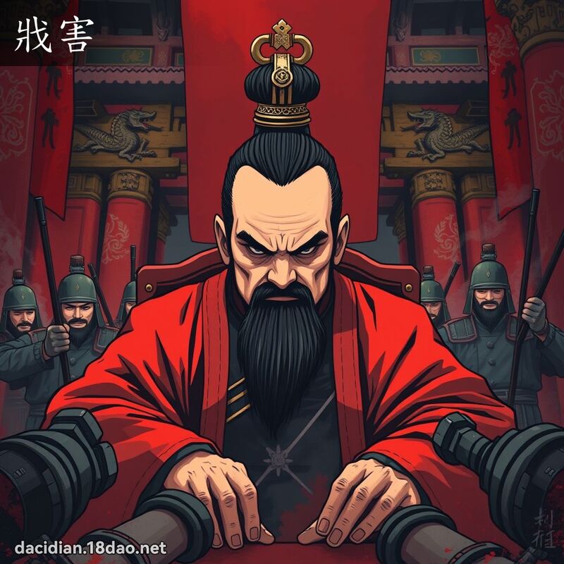 戕害 - 國語大辭典配圖