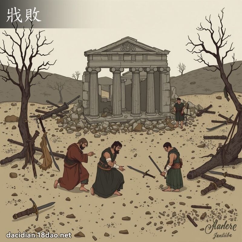 戕败 - 国语大辞典配图
