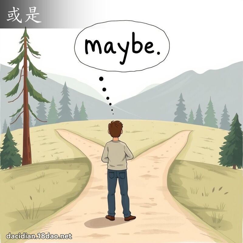 或是 - 国语大辞典配图