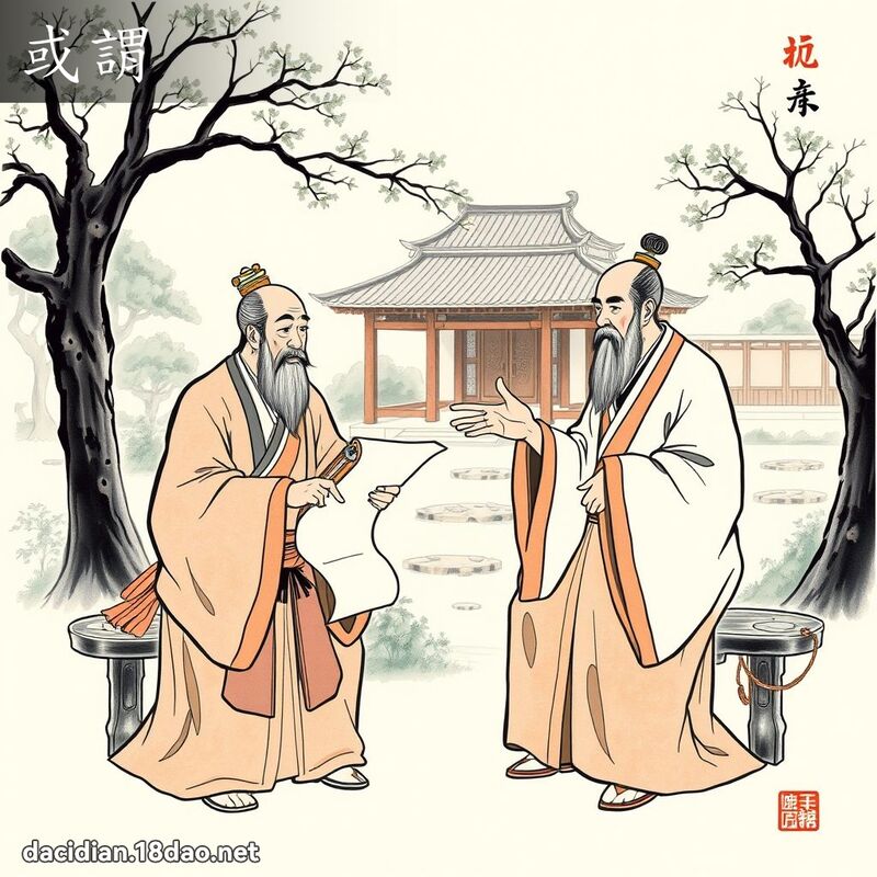 或謂 - 國語大辭典配圖