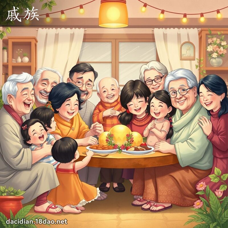 戚族 - 国语大辞典配图