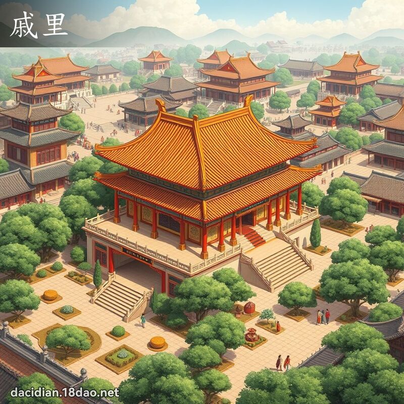 戚里 - 國語大辭典配圖