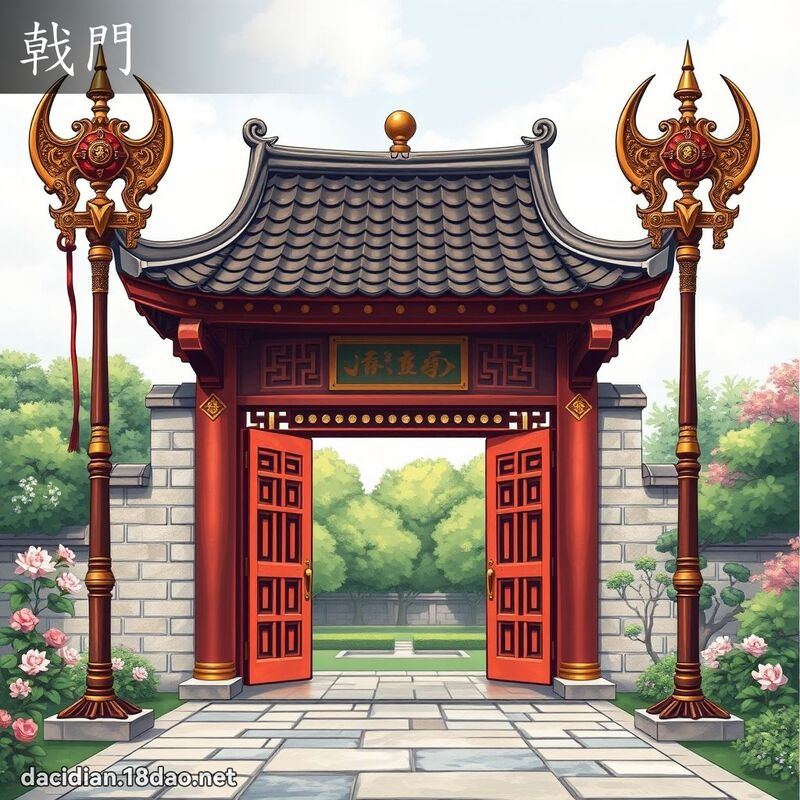 戟門 - 國語大辭典配圖