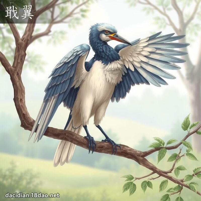 戢翼 - 國語大辭典配圖