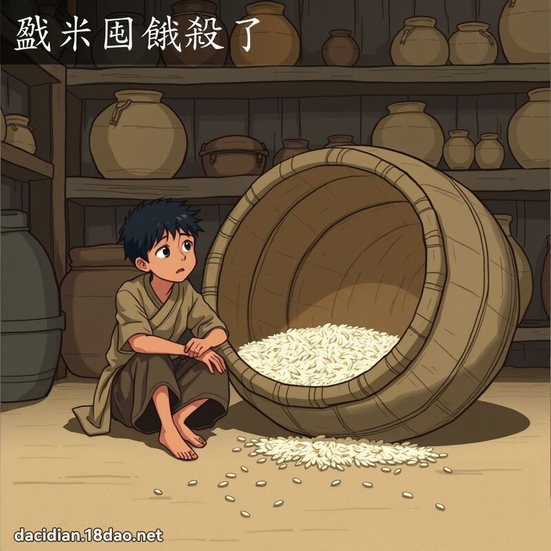 戤米囤饿杀了 - 国语大辞典配图