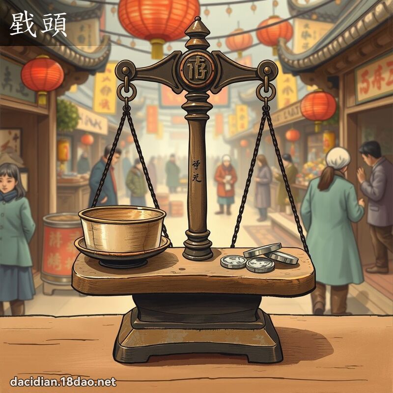 戥头 - 国语大辞典配图