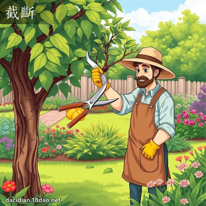 截断 - 国语大辞典配图