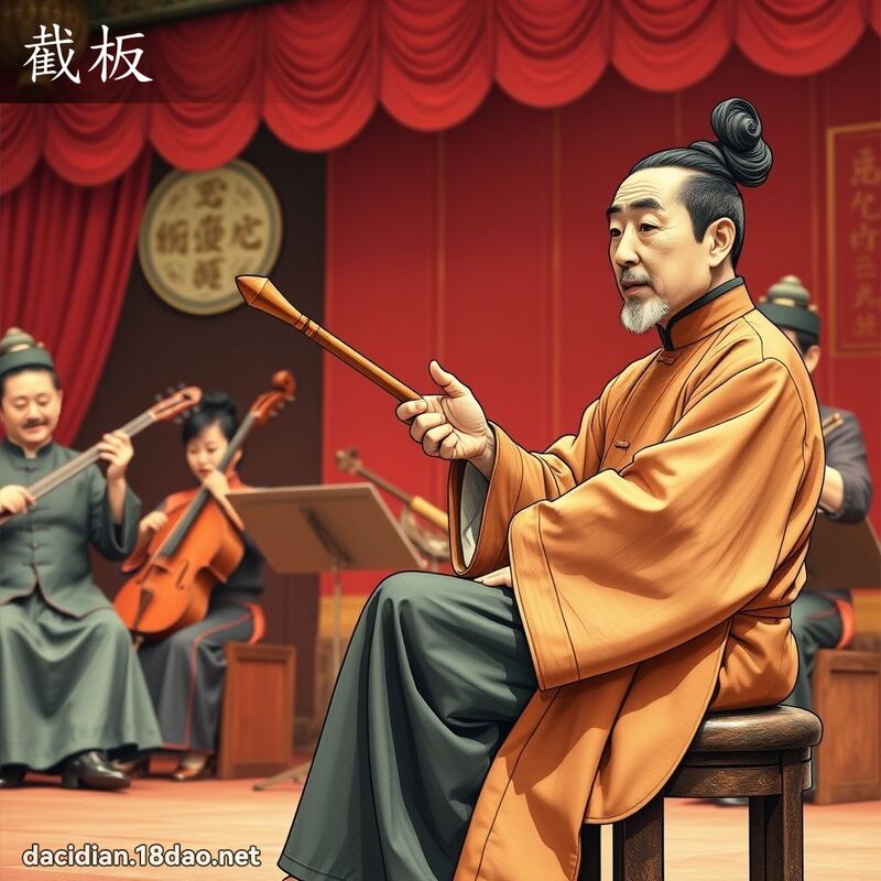 截板 - 国语大辞典配图