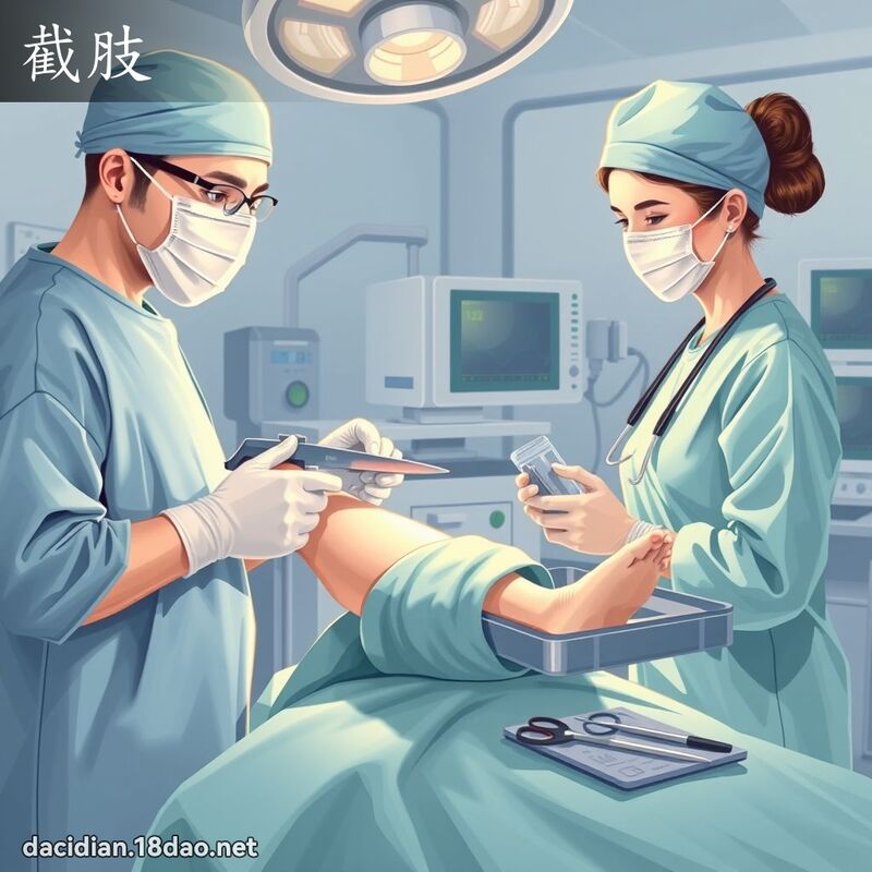截肢 - 國語大辭典配圖