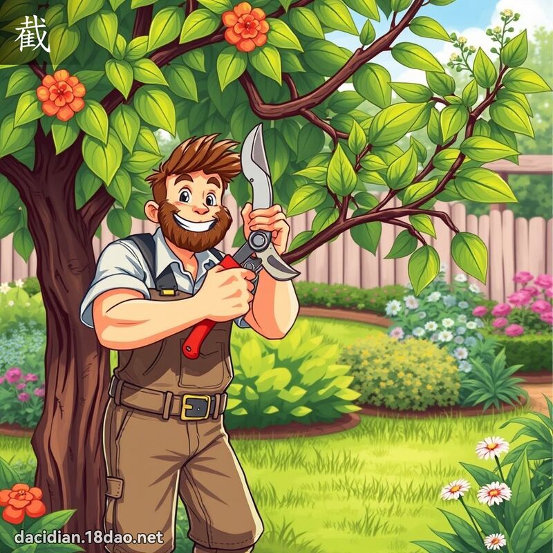 截 - 國語大辭典配圖