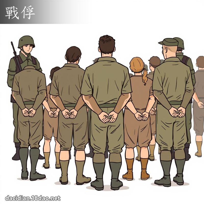 戰俘 - 國語大辭典配圖