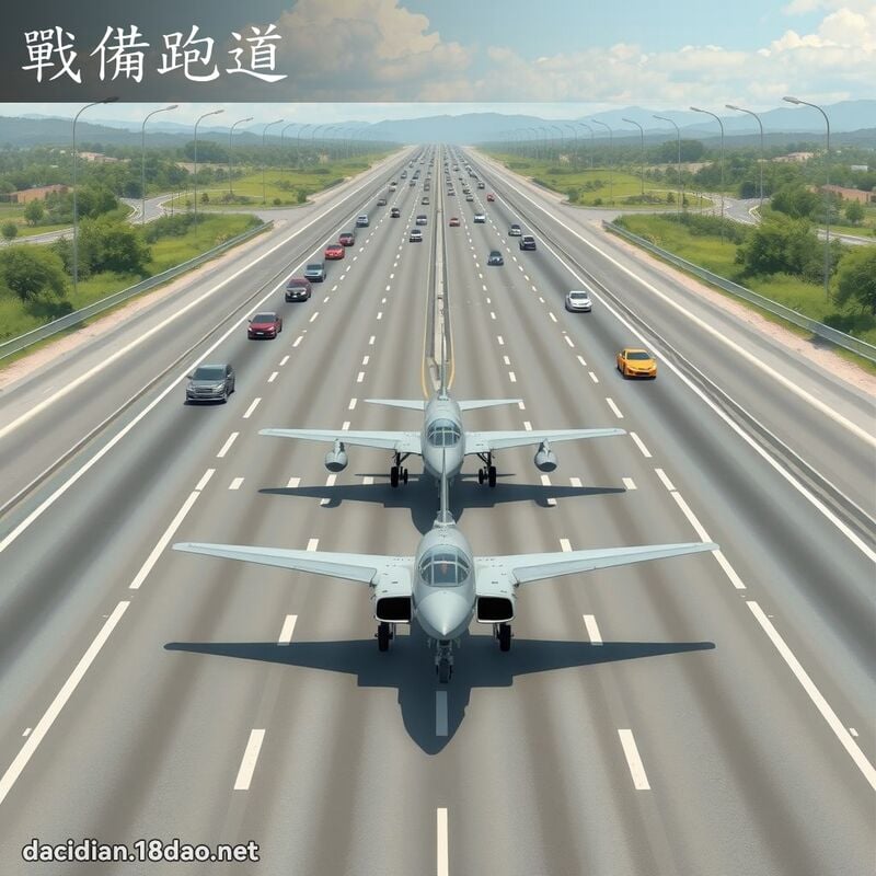 戰備跑道 - 國語大辭典配圖