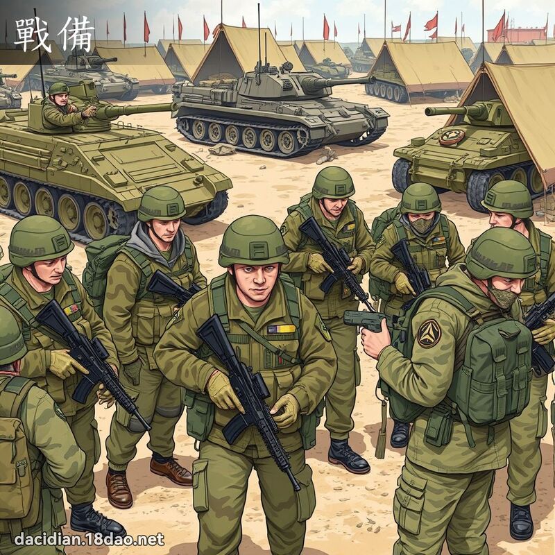 戰備 - 國語大辭典配圖