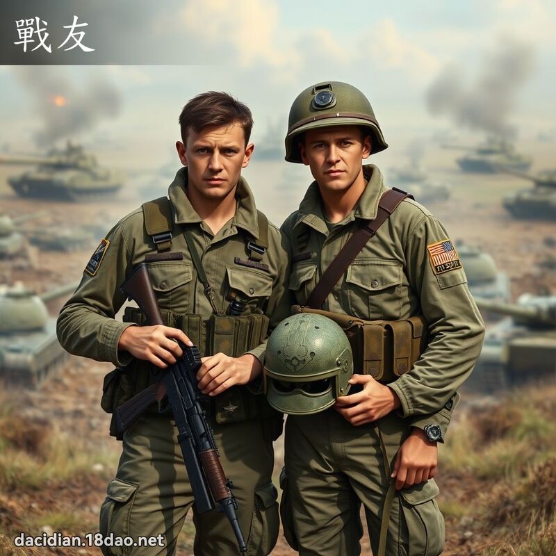 戰友 - 國語大辭典配圖