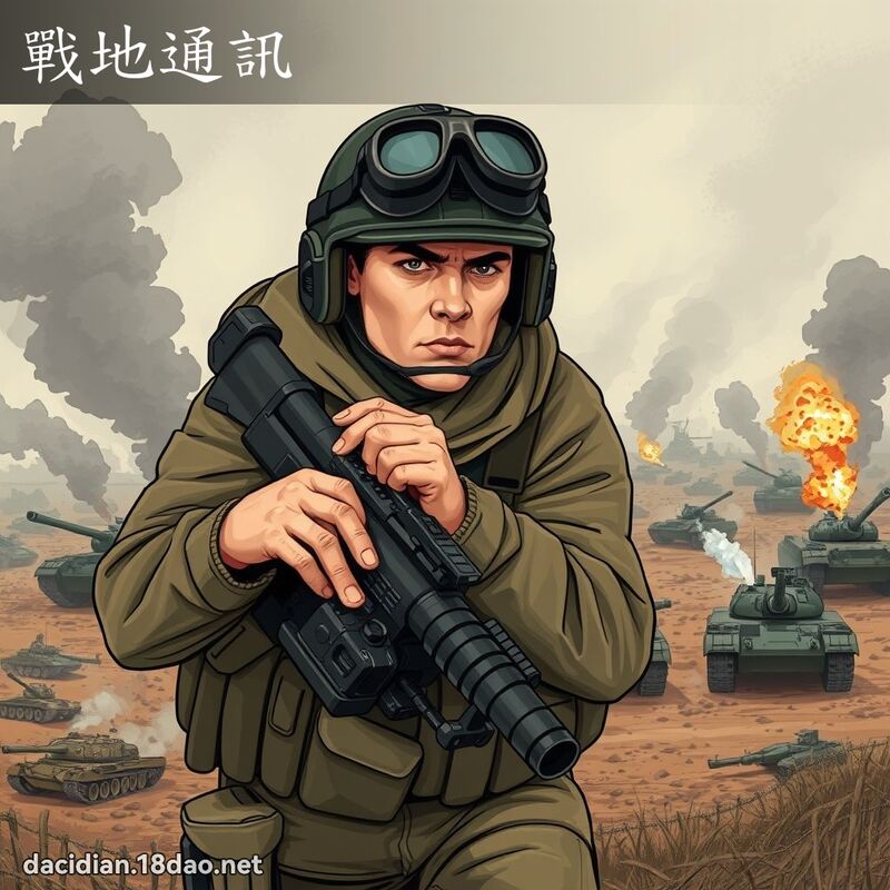 战地通讯 - 国语大辞典配图
