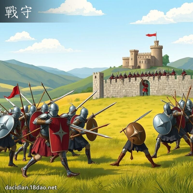 战守 - 国语大辞典配图