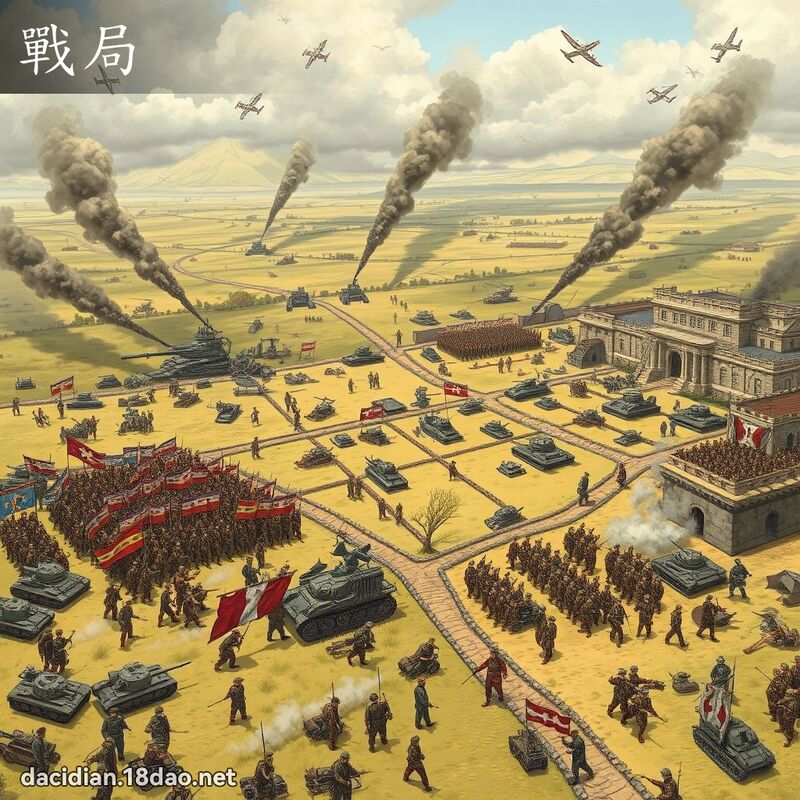 战局 - 国语大辞典配图