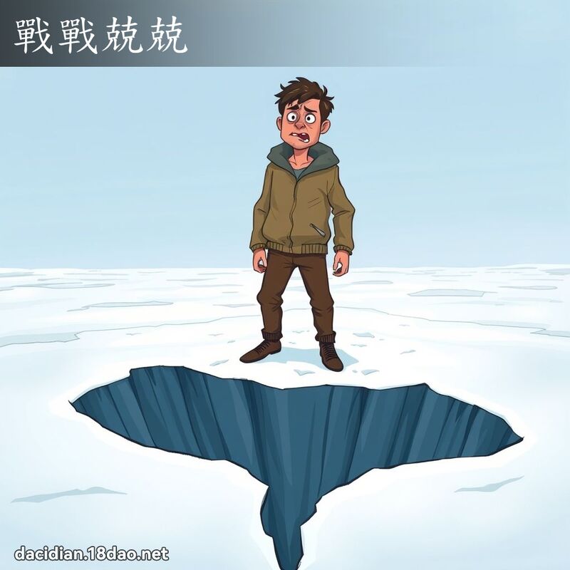 戰戰兢兢 - 國語大辭典配圖