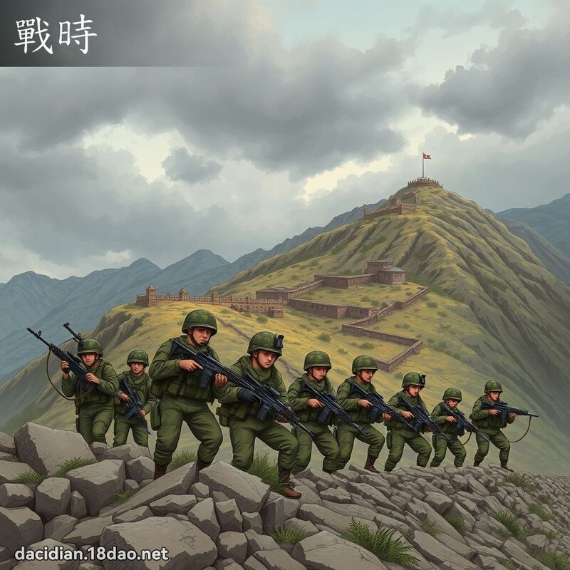 战时 - 国语大辞典配图