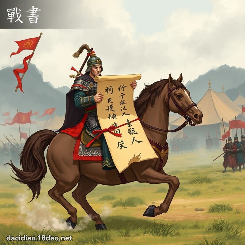 戰書 - 國語大辭典配圖