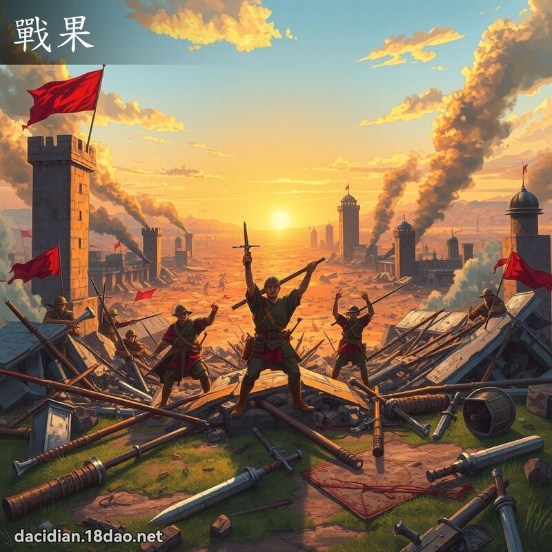 戰果 - 國語大辭典配圖