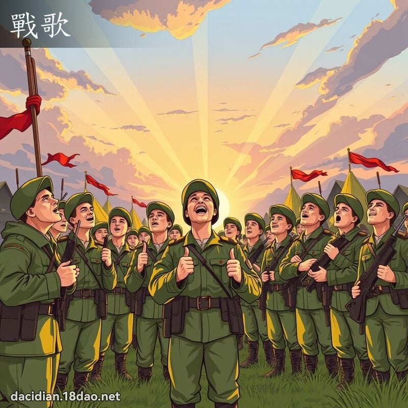战歌 - 国语大辞典配图