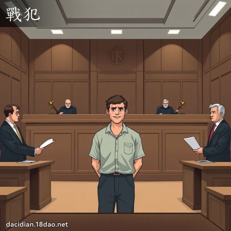 战犯 - 国语大辞典配图