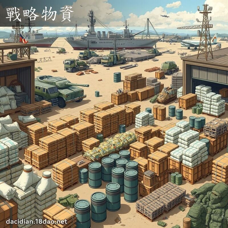 战略物资 - 国语大辞典配图