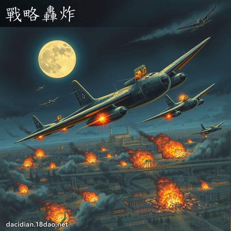 战略轰炸 - 国语大辞典配图
