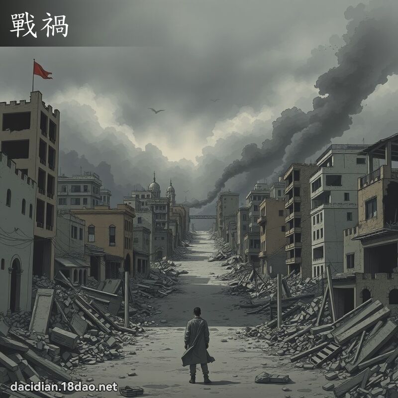 战祸 - 国语大辞典配图