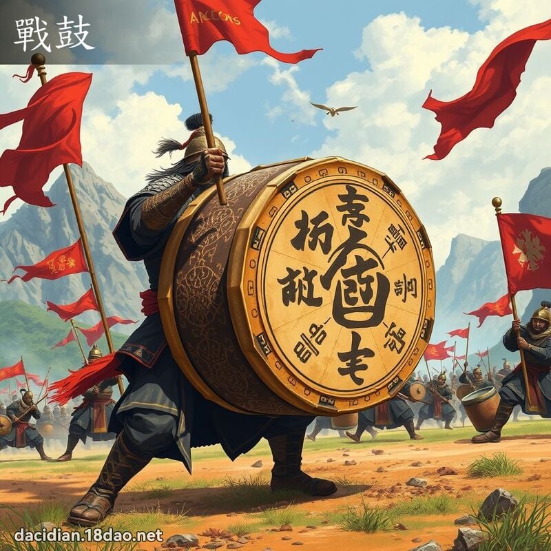 戰鼓 - 國語大辭典配圖