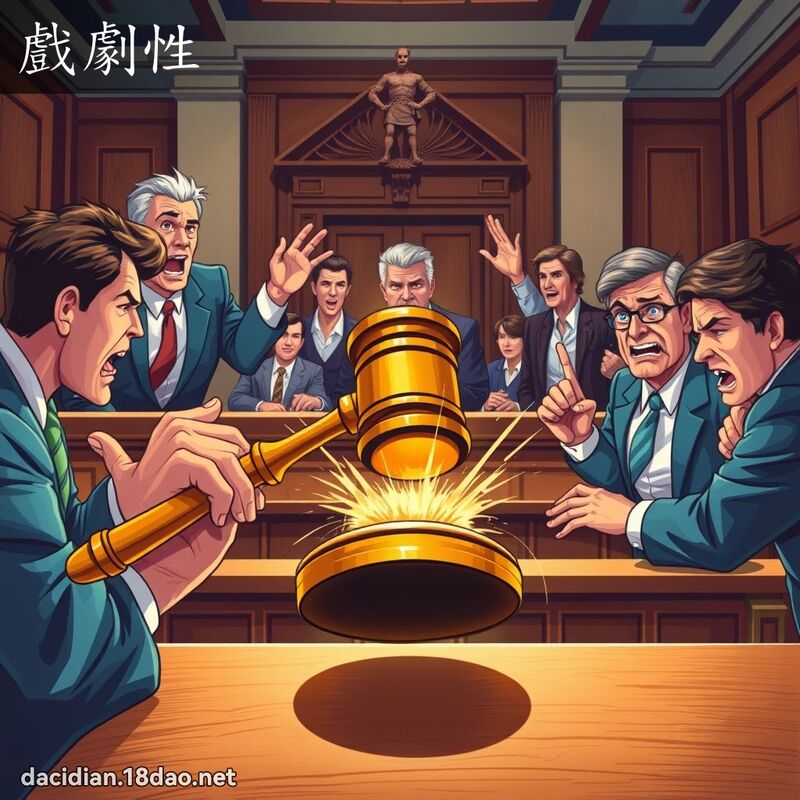 戲劇性 - 國語大辭典配圖