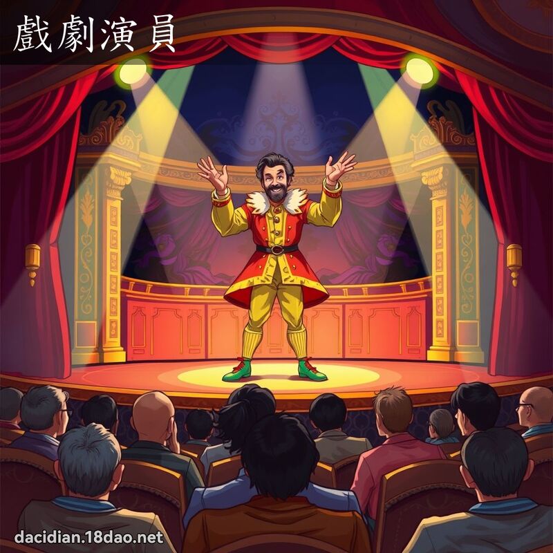 戲劇演員 - 國語大辭典配圖