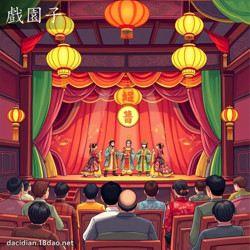 戏园子 - 国语大辞典配图