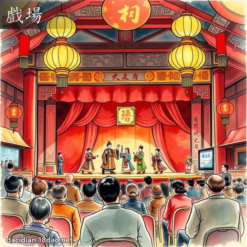 戏场 - 国语大辞典配图