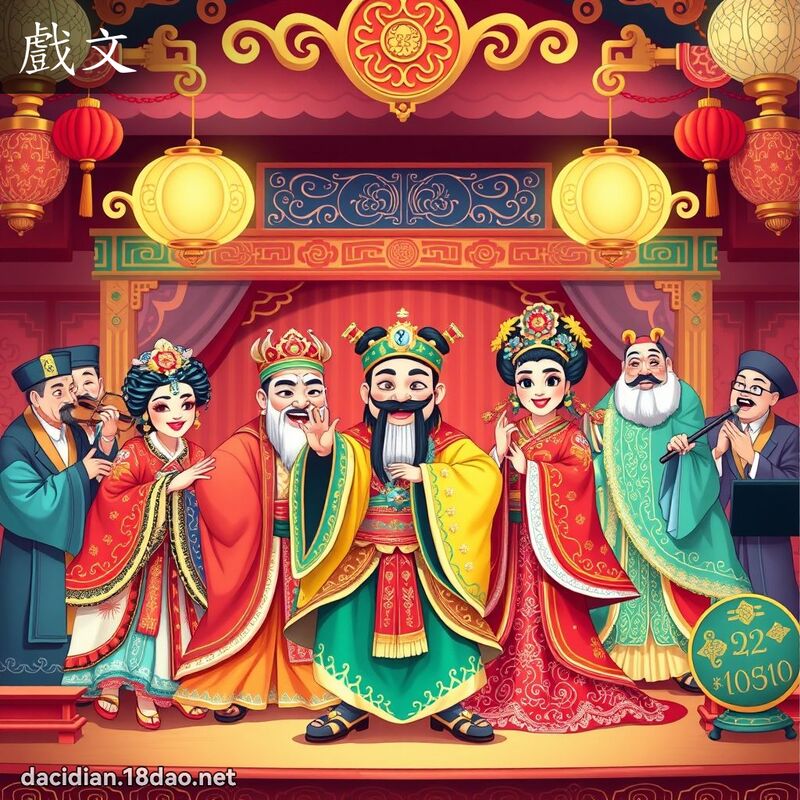 戲文 - 國語大辭典配圖