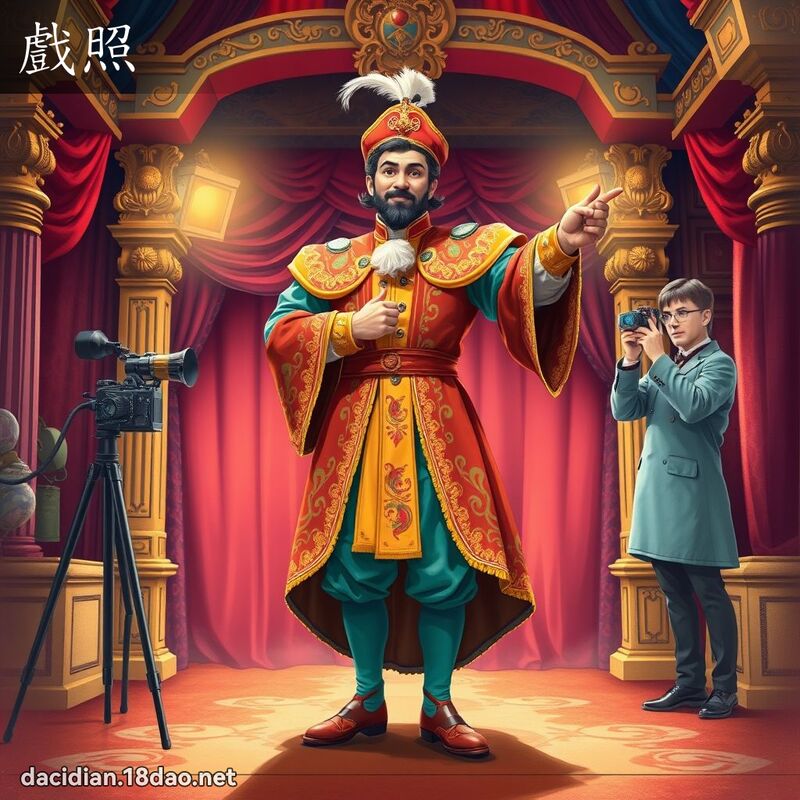 戲照 - 國語大辭典配圖