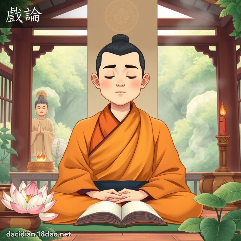 戲論 - 國語大辭典配圖