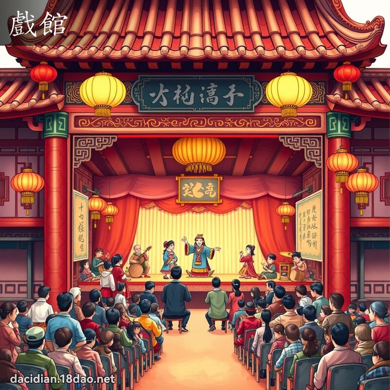 戲館 - 國語大辭典配圖