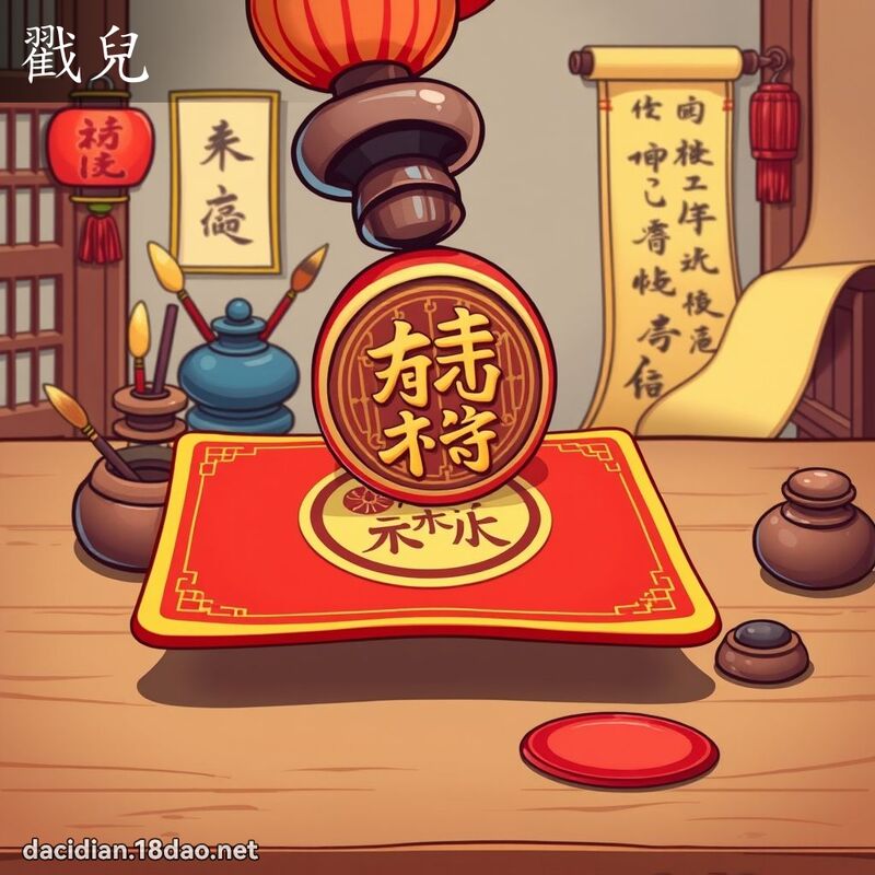 戳兒 - 國語大辭典配圖