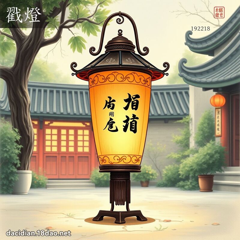 戳灯 - 国语大辞典配图